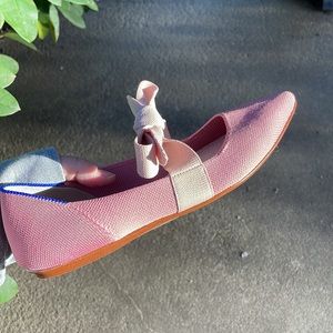 Rothys Pink Point Maryjanes, 7.5, NWT